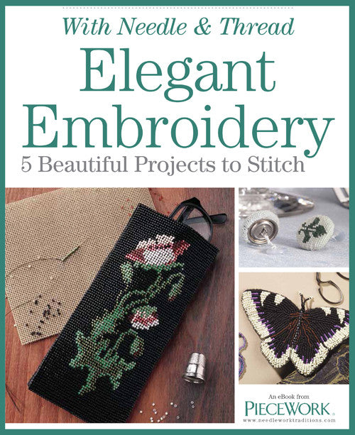Elegant Embroidery eBook with 5 Beautiful Projects to Stitch Image