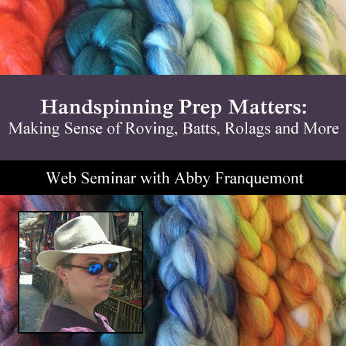 Handspinning Prep Matters: Making Sense of Batts, Roving, Rolags, and MoreImage