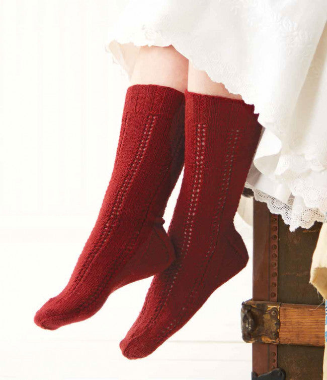 1847 Stockings for a Lady Knitting Pattern DownloadImage