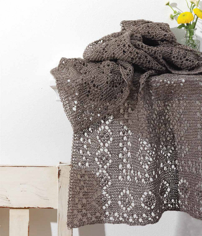 Silken Fog Stole to Knit Knitting Pattern DownloadImage