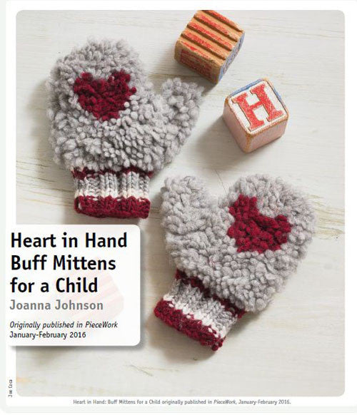 Heart in Hand: Buff Mittens for a Child Pattern DownloadImage