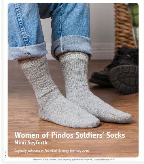 Women of Pindos Soldier's Socks Pattern DownloadImage