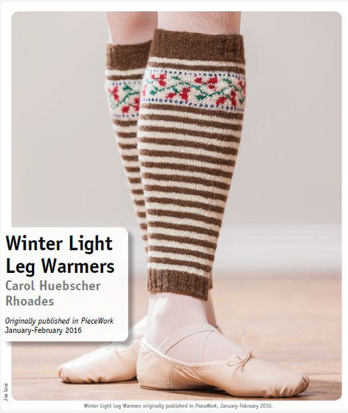 Winter Light Leg Warmers Pattern DownloadImage