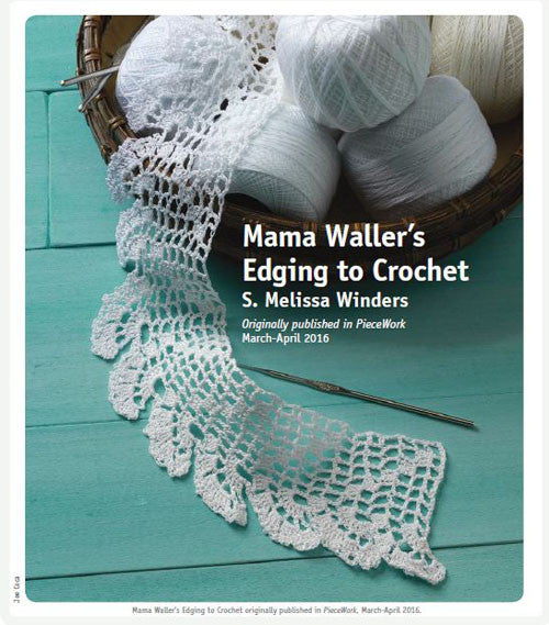 Mama Waller's Edging to Crochet Pattern DownloadImage