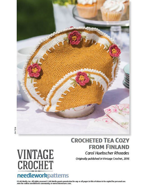 Crocheted Tea Cozy from FinlandImage