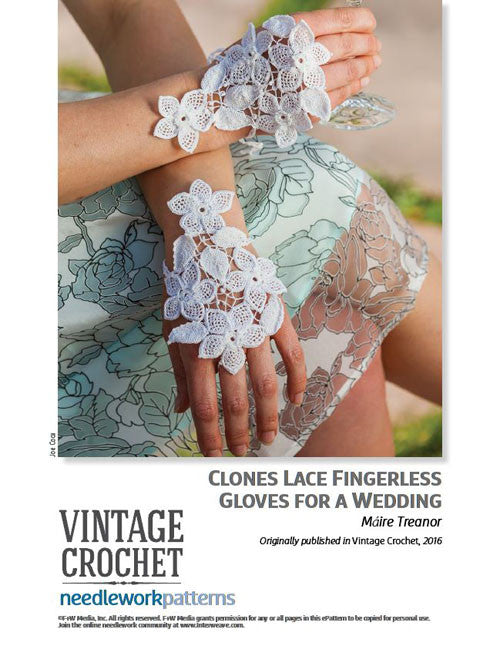 Clones Lace Fingerless Gloves for a WeddingImage