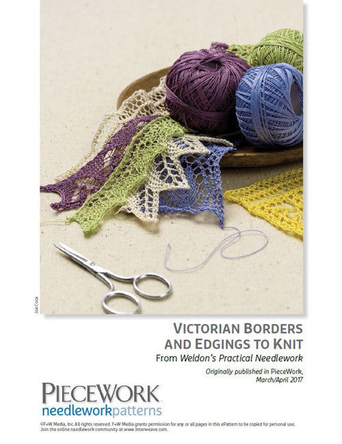 Victorian Borders and Edgings to Knit Pattern DownloadImage