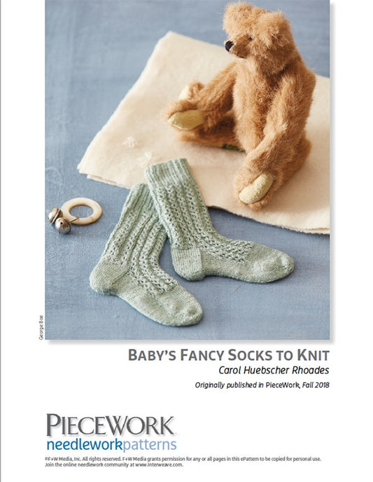 Babys Fancy Socks to Knit Pattern DownloadImage