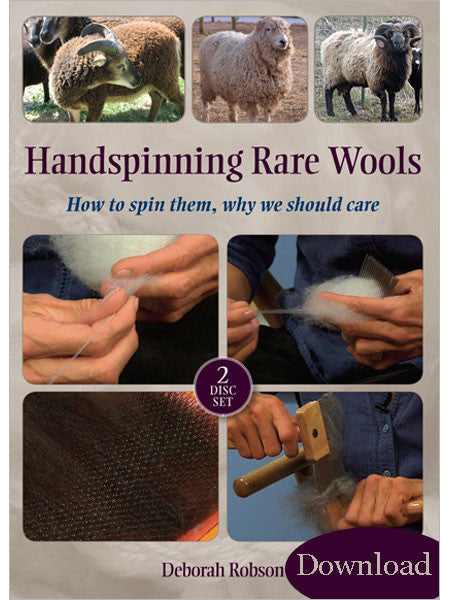 Handspinning Rare Wools Video DownloadImage