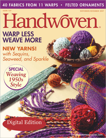 Handwoven, November/December 2007 Digital EditionImage