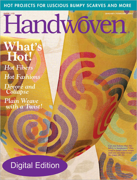 Handwoven, January/February 2003 Digital EditionImage