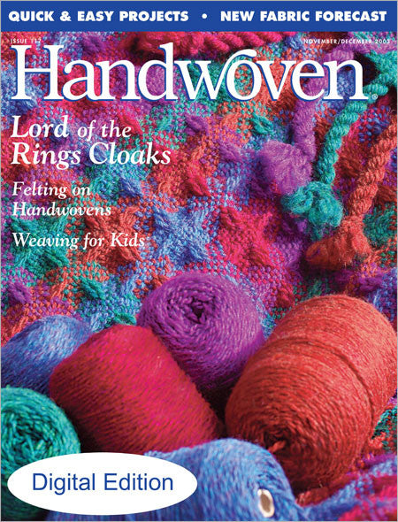 Handwoven, November/December 2003 Digital EditionImage