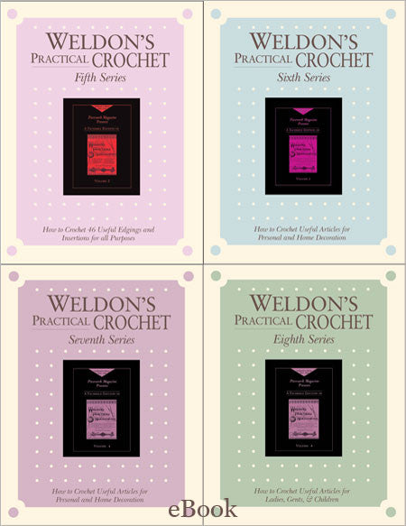 Weldon's Practical Crochet Series 5-8 Set eBookImage