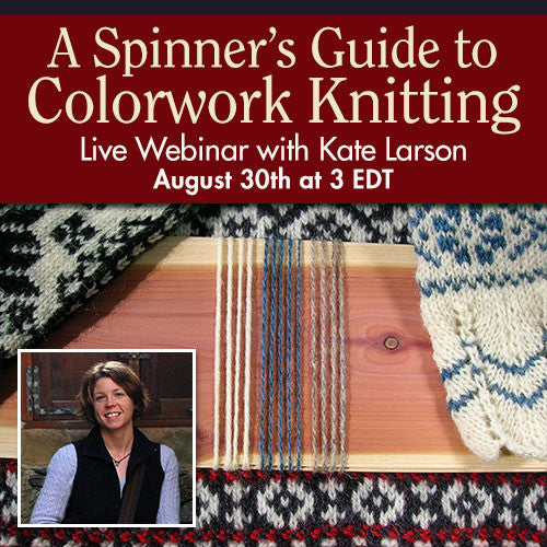 A Spinner's Guide to Colorwork Knitting-Yarn design for traditional and modern knits OnDemand Web SeminarImage