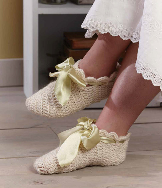 Ida McKinley's Slippers to Crochet Pattern DownloadImage