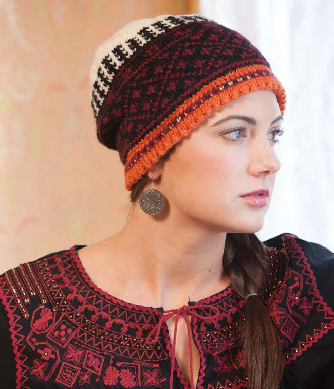 Colorwork Hat from Macedonia Knitting Pattern DownloadImage