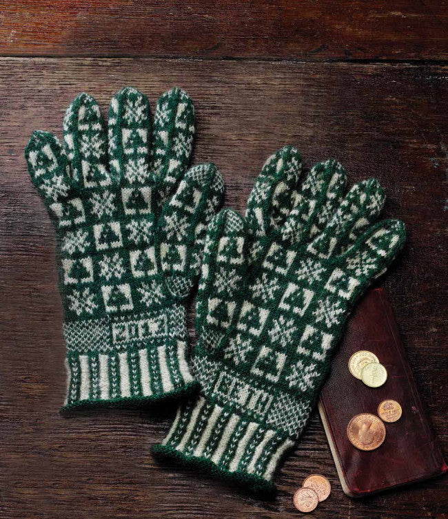 Winter: A Sanquhar Glove Knitting Pattern DownloadImage