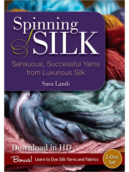 Spinning Silk: Sensuous, Successful Yarns from Luxurious Silk  Video DownloadImage