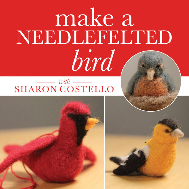 Make a Needlefelted Bird with Sharon Costello Video DownloadImage
