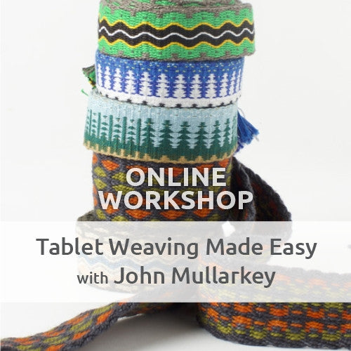 Tablet Weaving Made Easy Online Workshop with John MullarkeyImage