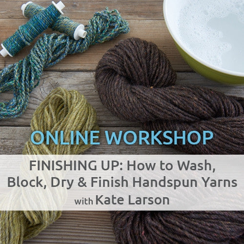 Finishing Up: How to Wash, Block, Dry, and Finish Handspun YarnsImage