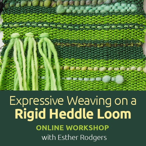 Expressive Weaving on a Rigid Heddle Loom Online WorkshopImage