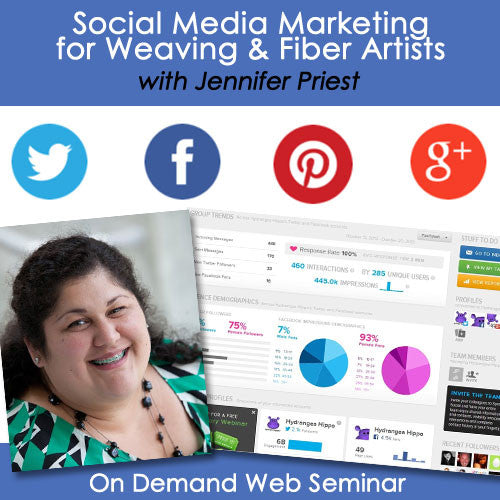 Social Marketing for Fiber Artists On Demand Web SeminarImage